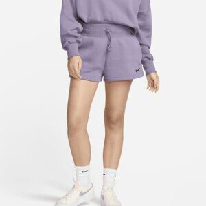 Nike Phoenix Fleece Shorts Purple 2X